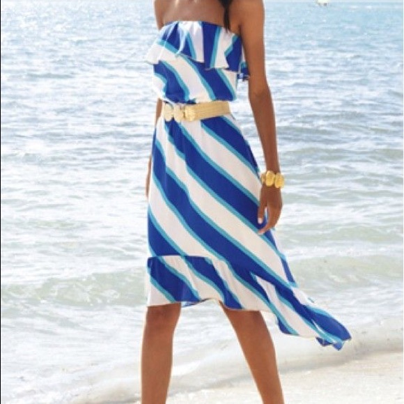 NWT Lilly Pulitzer Caldwell Hi Low Dress - Picture 2 of 3